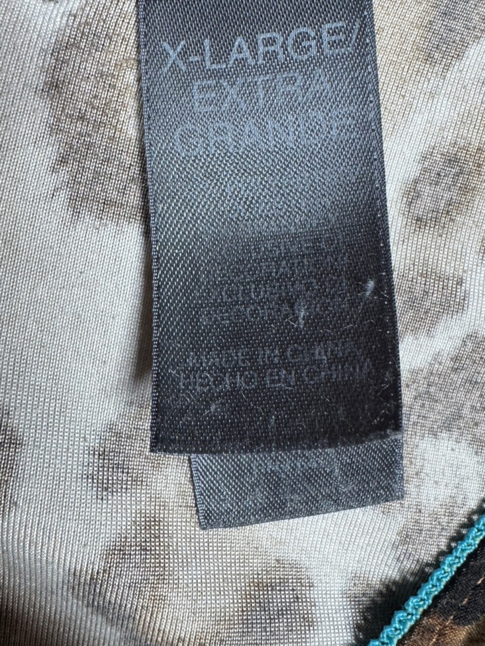 Bisou Bisou Intimates Babydoll Leopard Animal Print Mini Nightgown Dress Size XL - Picture 16 of 16